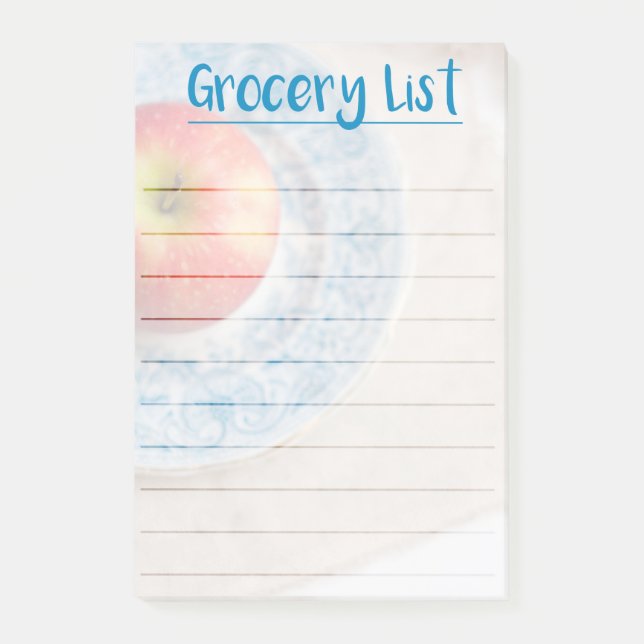 Zeitloses Apple - Post-it Klebezettel (Vorderseite)