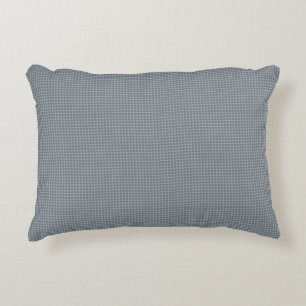 Zeitloses Blaues Kariertes Akzent Pillow Dekokissen