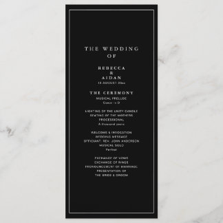 Zeitloses Dunkles Schwarzes Modernes Minimalistisc Programm