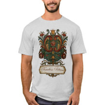 Zeitloses Norwegisches Rosemaling T-Shirt: Ein Erb
