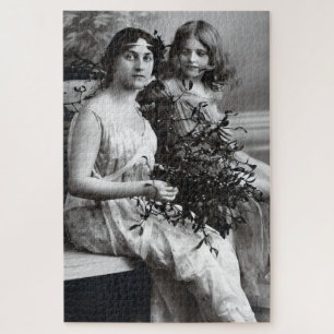 Zeitloses Portrait von Mutter und Tochter