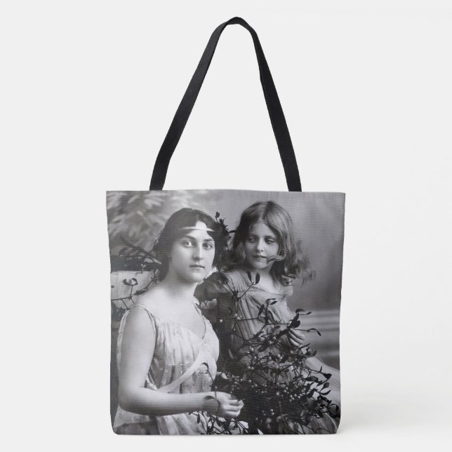 Zeitloses Portrait von Mutter und Tochter Tasche (Vorderseite)