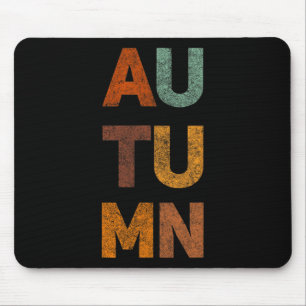 Zeitloses Retro-Herbst-Top für Frauen, Männer, Kin Mousepad