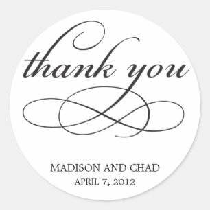 Zeitloses Skript Vielen Dank für Ihr Interesse an  Runder Aufkleber