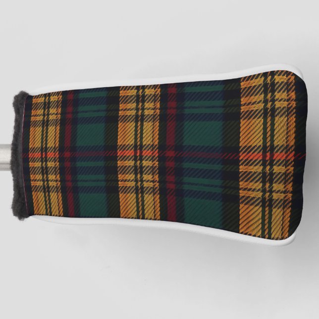 Zeitloses Tartan Muster Golf Headcover (Vorderseite)