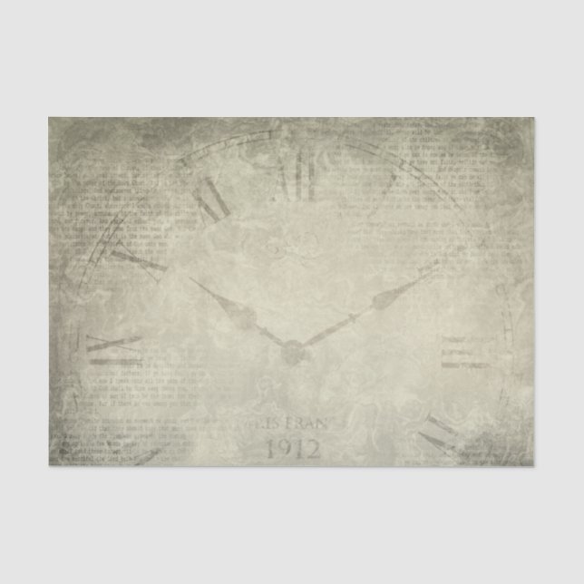 Zeitloses Tissue Paper Seidenpapier (Vorderseite)