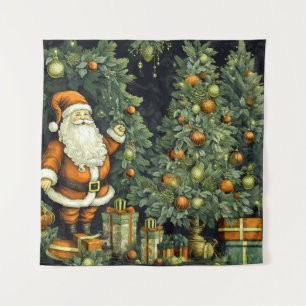 Zeitloses Weihnachtsband Wandteppich