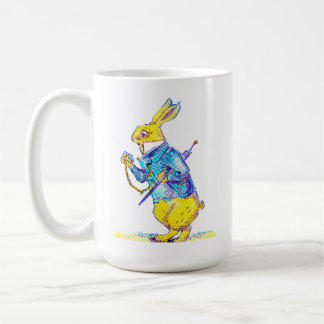 Zeitmanagementplan für das Weiße Kaninchen Kaffeetasse