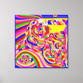 Zeitmaschine Leinwanddruck