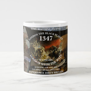 ZEITMASCHINE REISE LONDON 1347 SCHWARZER TOD TOUR Jumbo-Tasse