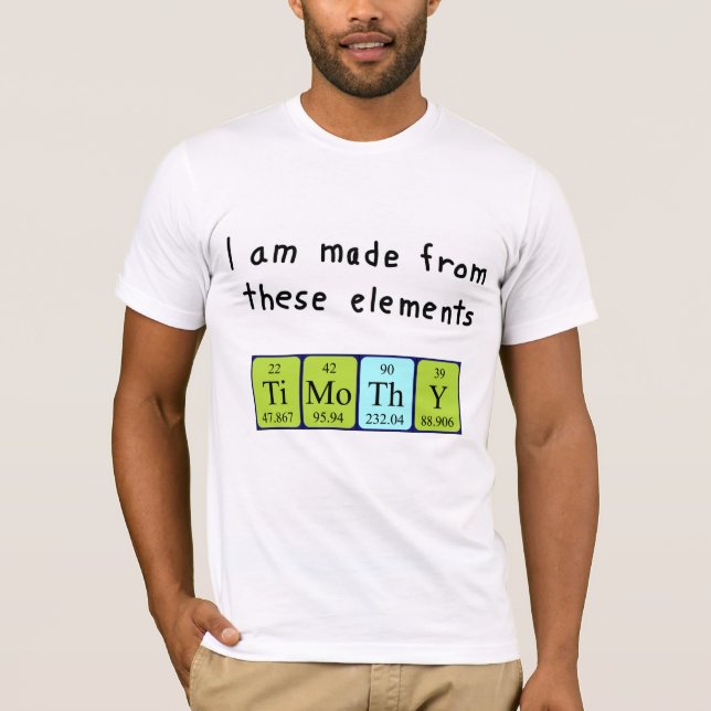 Zeitothy Periodenname Shirt (Vorderseite)