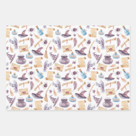 ZEITPAPIER DER MAGISCHEN SCHULE GESCHENKPAPIER SET