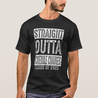 Zeitplan für den direkten Ausgang ändert Klasse 20 T-Shirt