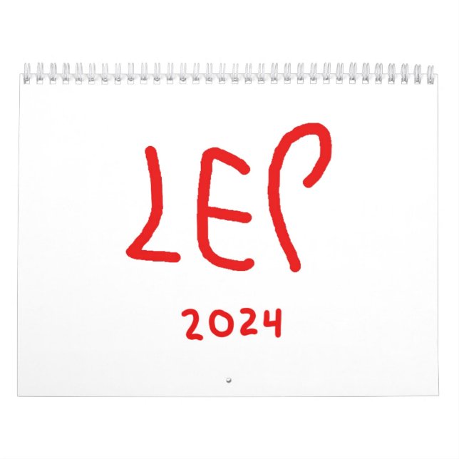 Zeitplan für den geringen Aufwand bei Punks 2024 Kalender (Titelbild)