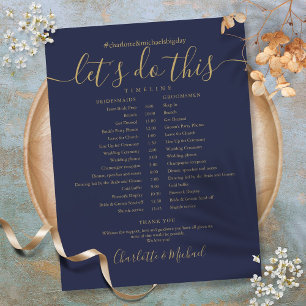 Zeitplan für Hochzeiten in Blue Gold