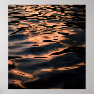 Zeitraffer-Fotografie des Ripplings Poster