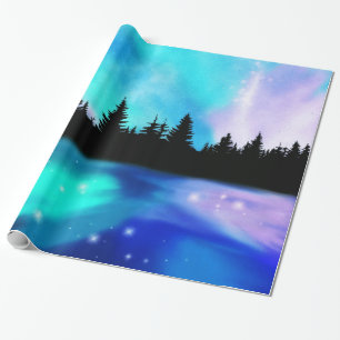 Zeitraffer Reflection Geschenkpapier