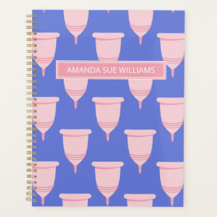 Zeitraum/Menstruationszyklus - Ihr Name/Monogramm Planer