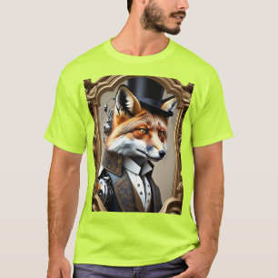 🦊 Zeitreflektionen Fox Royalty Meets Futuris T-Shirt