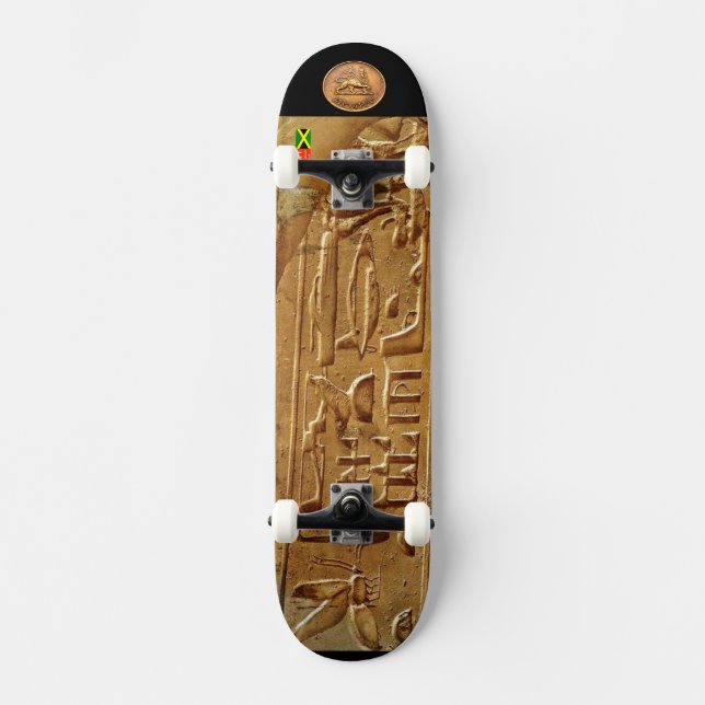 ZEITREISE-ÄGYPT-Skateboard Skateboard (Vorderseite)