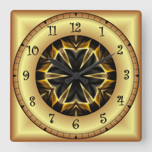Zeitreise ~ Avant-Garde Design PTW 01 ~ Quadratische Wanduhr