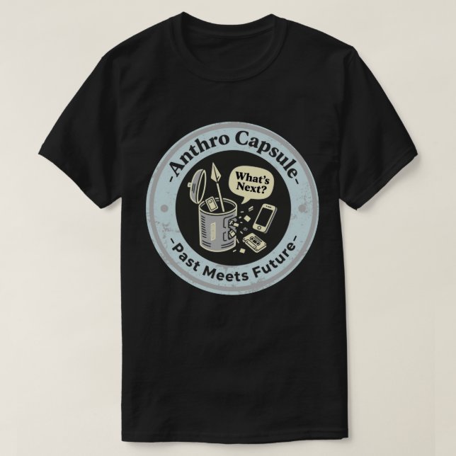 Zeitreise Chaos in Anthro Kapsel Tech T-Shirt (Design vorne)