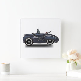 Zeitreise Quadratische Wanduhr