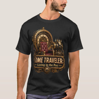 Zeitreisender, der lustig in der Vergangenheit leb T-Shirt
