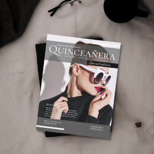 Zeitschrift 15. Geburtstag quinceañera Einladung