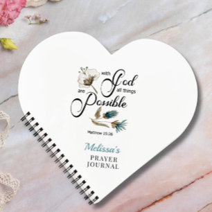 Zeitschrift BIble Verse Heart Prayer Notizbuch