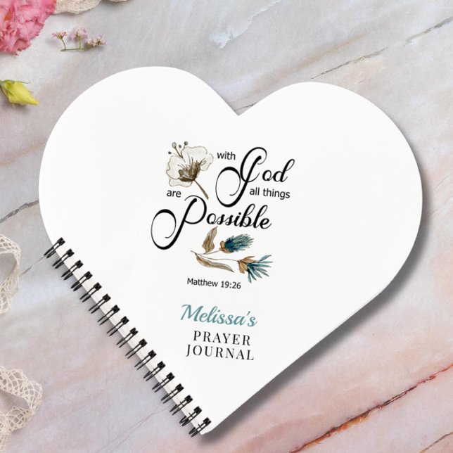 Zeitschrift BIble Verse Heart Prayer Notizbuch (Von Creator hochgeladen)