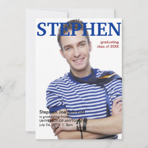 Zeitschrift Cover Abschluss Ankündigung