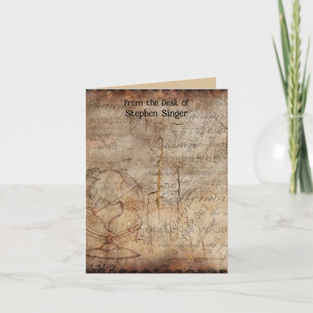 Zeitschrift "Distressed Steampunk Globe Travel" (Vorderseite)
