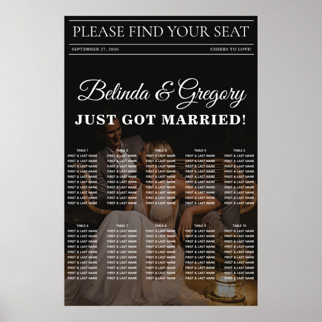 Zeitschrift Editorial Fotos Hochzeitssattel Poster (Vorne)