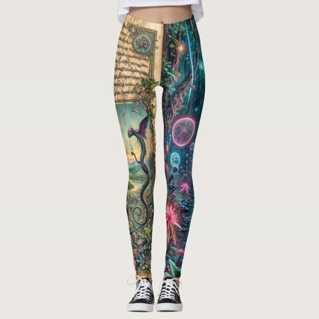 Zeitschrift "Enchanted Junk" Leggings (Vorderseite)