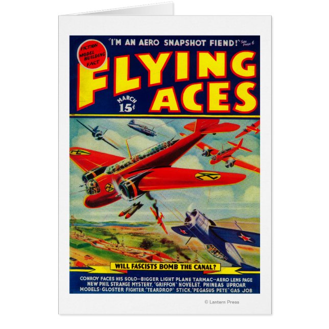 Zeitschrift Flying Aces Cover 3 (Vorne)