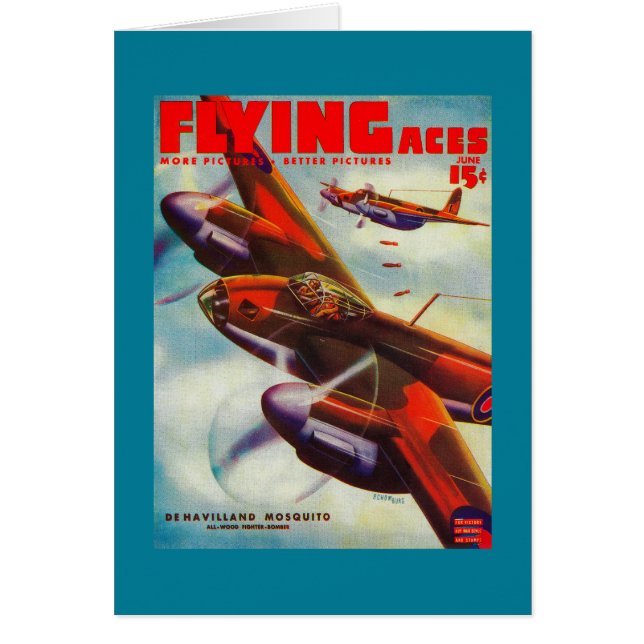 Zeitschrift "Flying Aces" deckt 5 ab (Vorne)