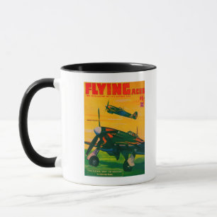Zeitschrift "Flying Aces" deckt 5 ab Tasse