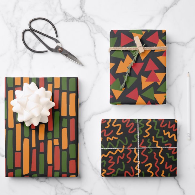 Zeitschrift für die schwarze Geschichte Geschenkpapier Set (Vorderseite)
