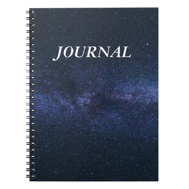 Zeitschrift mit minimaler Typografie Notizblock (Vorderseite)