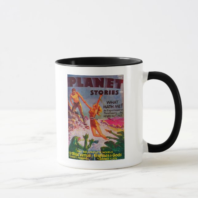 Zeitschrift Planet Stories Cover 8 Tasse (Rechts)