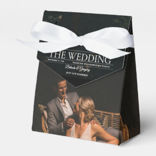 Zeitschrift Redaktion Zeitung Fotos Hochzeit Geschenkschachtel