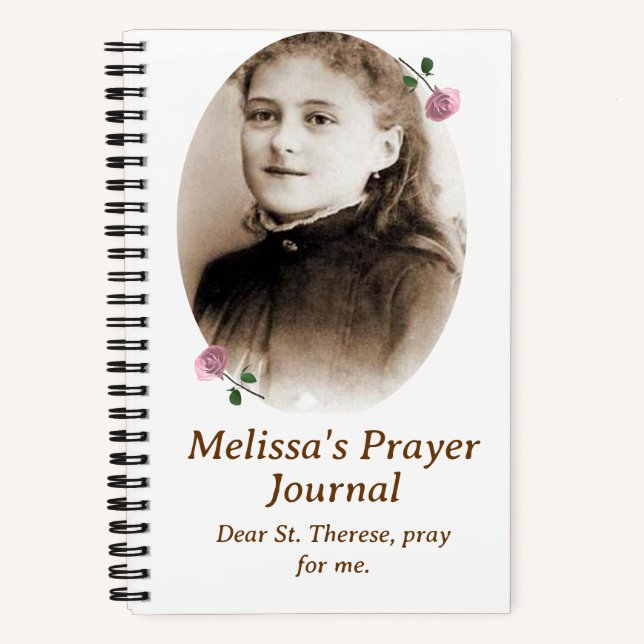 Zeitschrift Saint-Therese Notizbuch (Vorderseite)