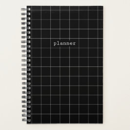Zeitschrift "Schwarzweiß-minimalistisch" Planer