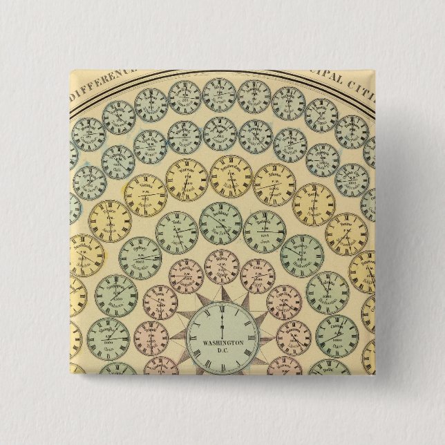 Zeittabelle Button (Vorderseite)