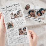 Zeitung Einzigartiges Weihnachtsfoto Collage All In One Einladung<br><div class="desc">Die Einführung unseres "Was für ein Jahr!" Personalisierte Weihnachts-Zeitungskarte - Ein einzigartiges Jahr in Review! Teilen Sie mit unserem "Was für ein Jahr!" das ganze Jahr über die bemerkenswerte Reise Ihrer Familie auf bemerkenswerte Weise! Personalisierte Weihnachtszeitungskarte. Diese Karte ist mehr als nur ein Gruß; sie ist ein einnehmender Sake, der...</div>