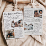 Zeitung Einzigartiges Weihnachtsfoto Collage Feiertagskarte<br><div class="desc">Die Personalisierte Weihnachtszeitung "Year in Review": What a Year! Sie suchen einen einzigartigen und unvergesslichen Weg, die Reise Ihrer Familie das ganze Jahr über mit den Lieben dieses Weihnachtsfest zu teilen? Bestellen Sie sich von den traditionellen Weihnachtskarten und nehmen Sie die Weihnachtszeitung "Year in Review" in Empfang. Es ist eine...</div>