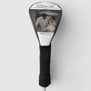 Zeitung Fröhlich und Verheiratet Foto Golf Headcover