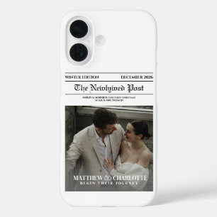 Zeitung Fröhlich und Verheiratet Foto iPhone 16 Hülle