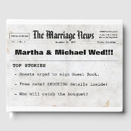 Zeitung HochzeitenGästebuch Gästebuch